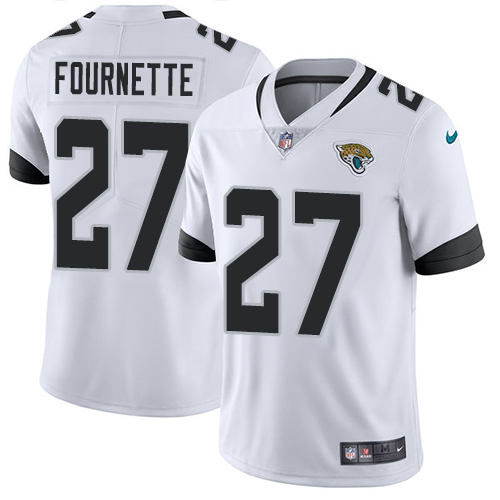Nike Jaguars #27 Leonard Fournette White Men's Stitched NFL Vapor Untouchable Limited Jersey